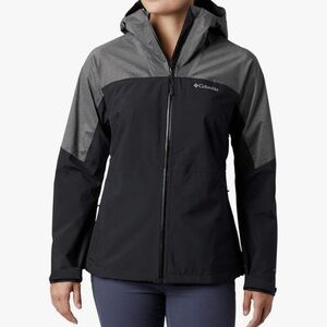 Columbia Women’s Evolution Valley Jacket, Waterproof & Breathable in Black/Gray